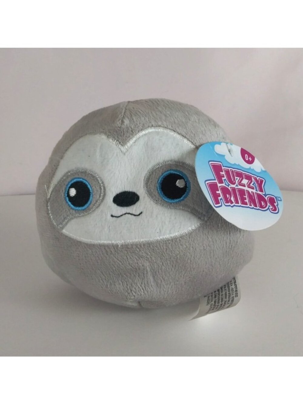 NWT Fuzzy Friends Gray Sloth 5" Plush